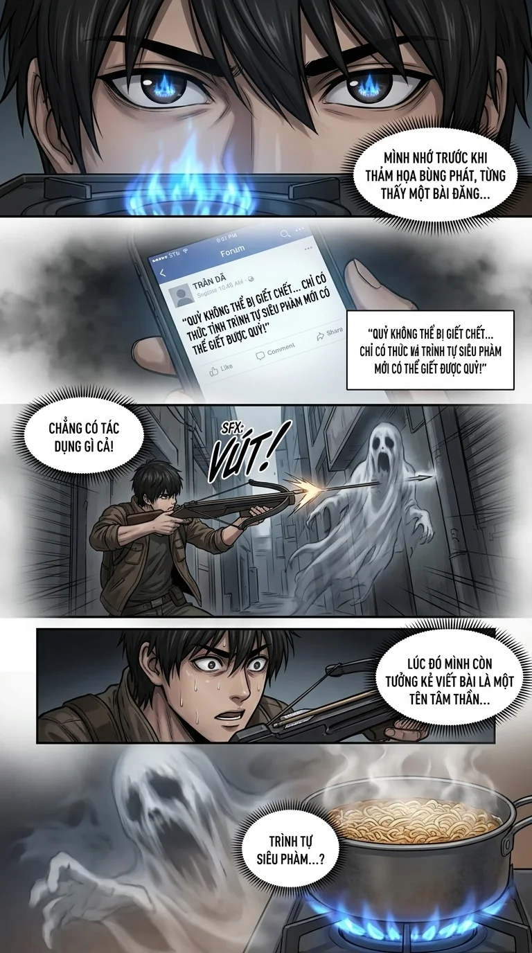 Danh Sách Đường Cái Cầu Sinh: Ta Tại Tận Thế Thăng Cấp Vật Tư Chapter 1 Page 10 - AI Generated Manga
