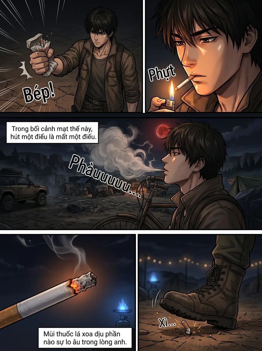 Danh Sách Đường Cái Cầu Sinh: Ta Tại Tận Thế Thăng Cấp Vật Tư Chapter 1 Page 13 - AI Generated Manga