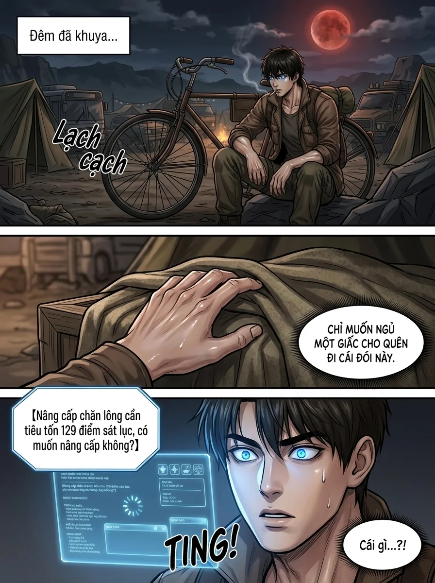 Danh Sách Đường Cái Cầu Sinh: Ta Tại Tận Thế Thăng Cấp Vật Tư Chapter 1 Page 14 - AI Generated Manga