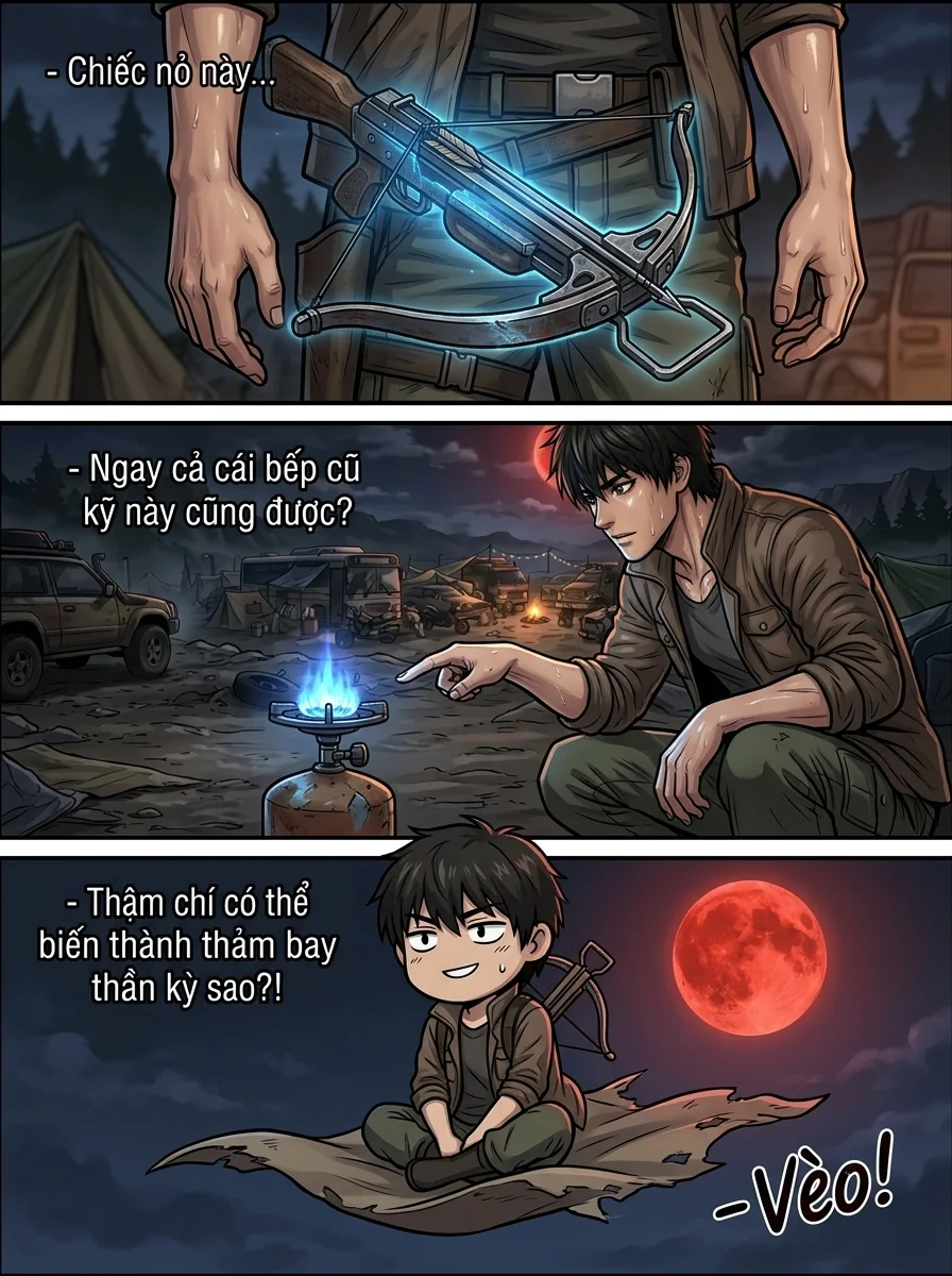 Danh Sách Đường Cái Cầu Sinh: Ta Tại Tận Thế Thăng Cấp Vật Tư Chapter 1 Page 16 - AI Generated Manga