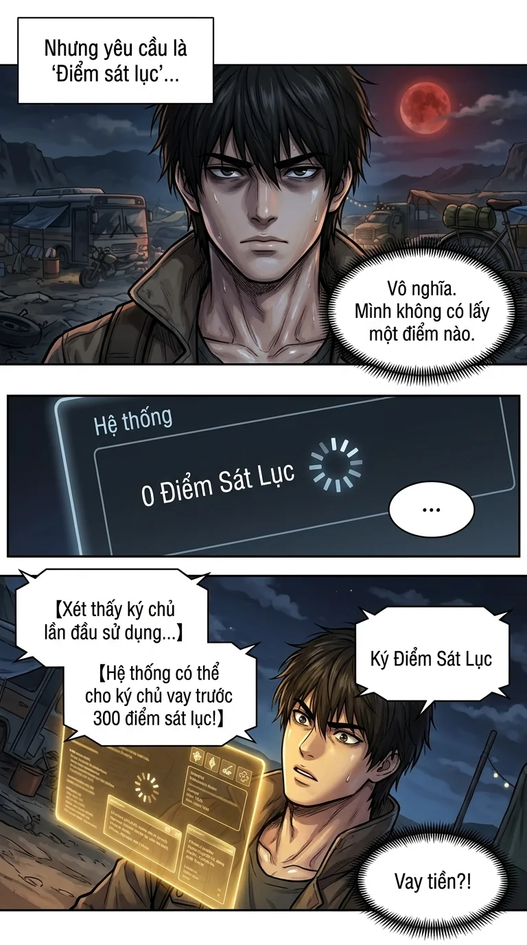 Danh Sách Đường Cái Cầu Sinh: Ta Tại Tận Thế Thăng Cấp Vật Tư Chapter 1 Page 17 - AI Generated Manga