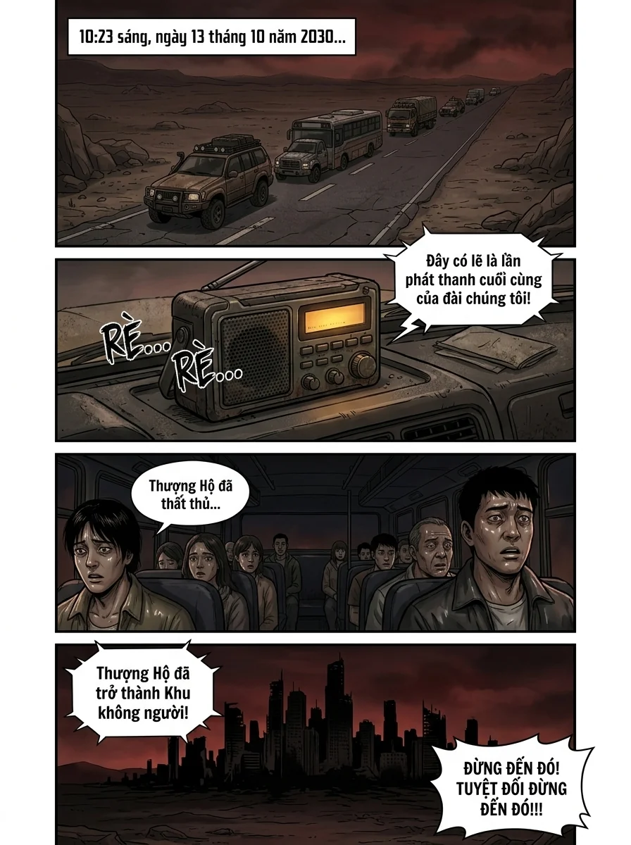Danh Sách Đường Cái Cầu Sinh: Ta Tại Tận Thế Thăng Cấp Vật Tư Chapter 1 Page 1 - AI Generated Manga