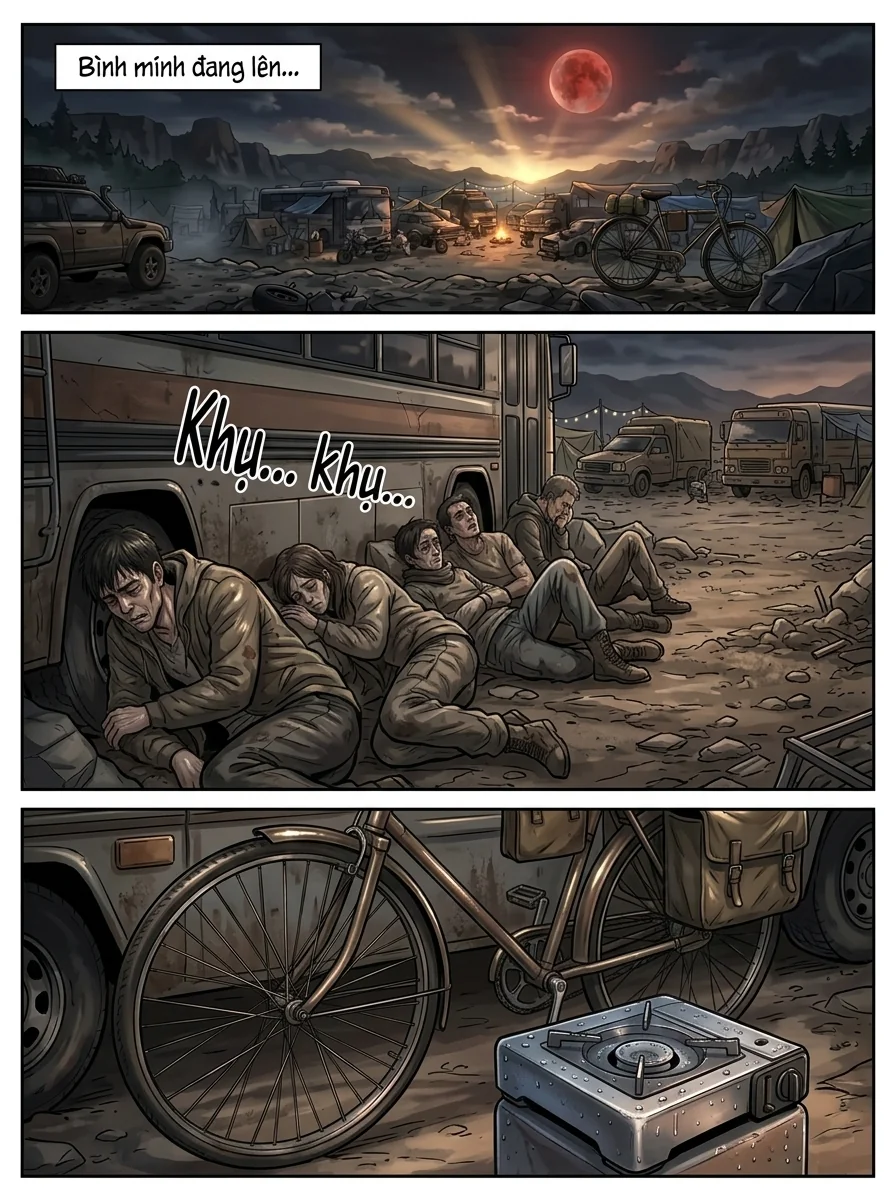 Danh Sách Đường Cái Cầu Sinh: Ta Tại Tận Thế Thăng Cấp Vật Tư Chapter 1 Page 24 - AI Generated Manga