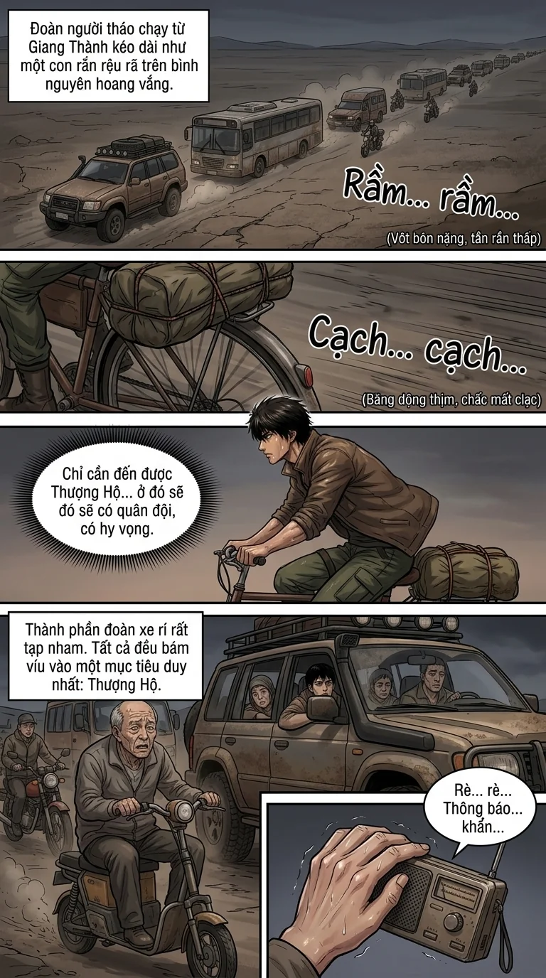 Danh Sách Đường Cái Cầu Sinh: Ta Tại Tận Thế Thăng Cấp Vật Tư Chapter 1 Page 4 - AI Generated Manga