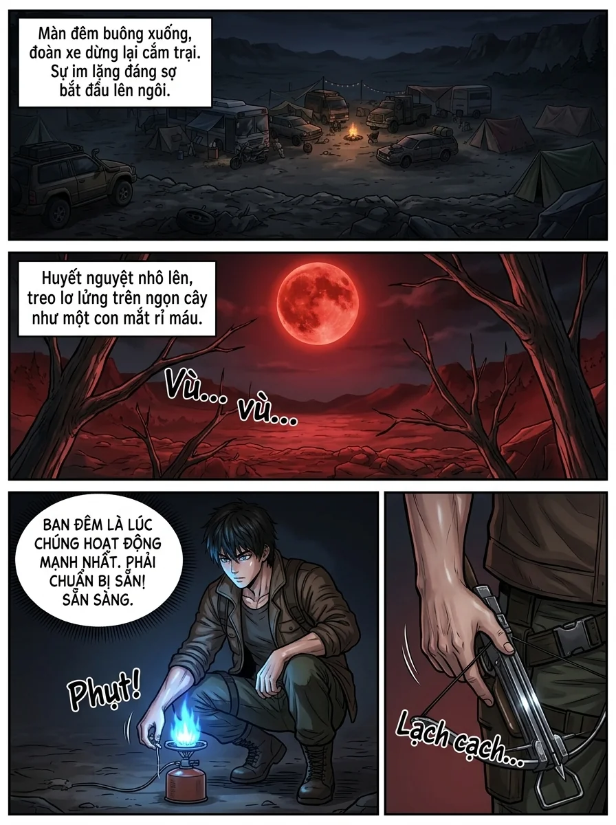Danh Sách Đường Cái Cầu Sinh: Ta Tại Tận Thế Thăng Cấp Vật Tư Chapter 1 Page 6 - AI Generated Manga