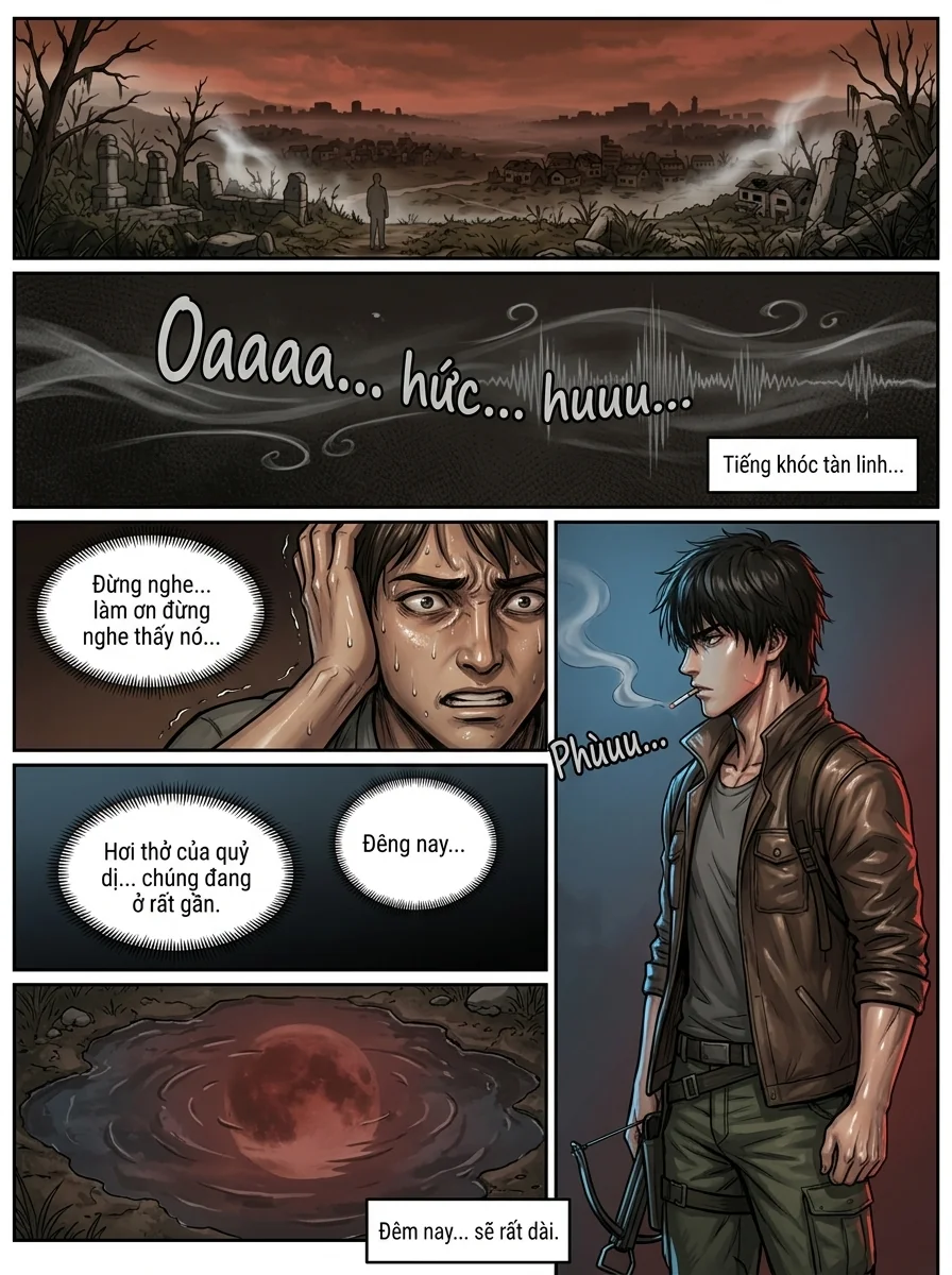 Danh Sách Đường Cái Cầu Sinh: Ta Tại Tận Thế Thăng Cấp Vật Tư Chapter 1 Page 7 - AI Generated Manga