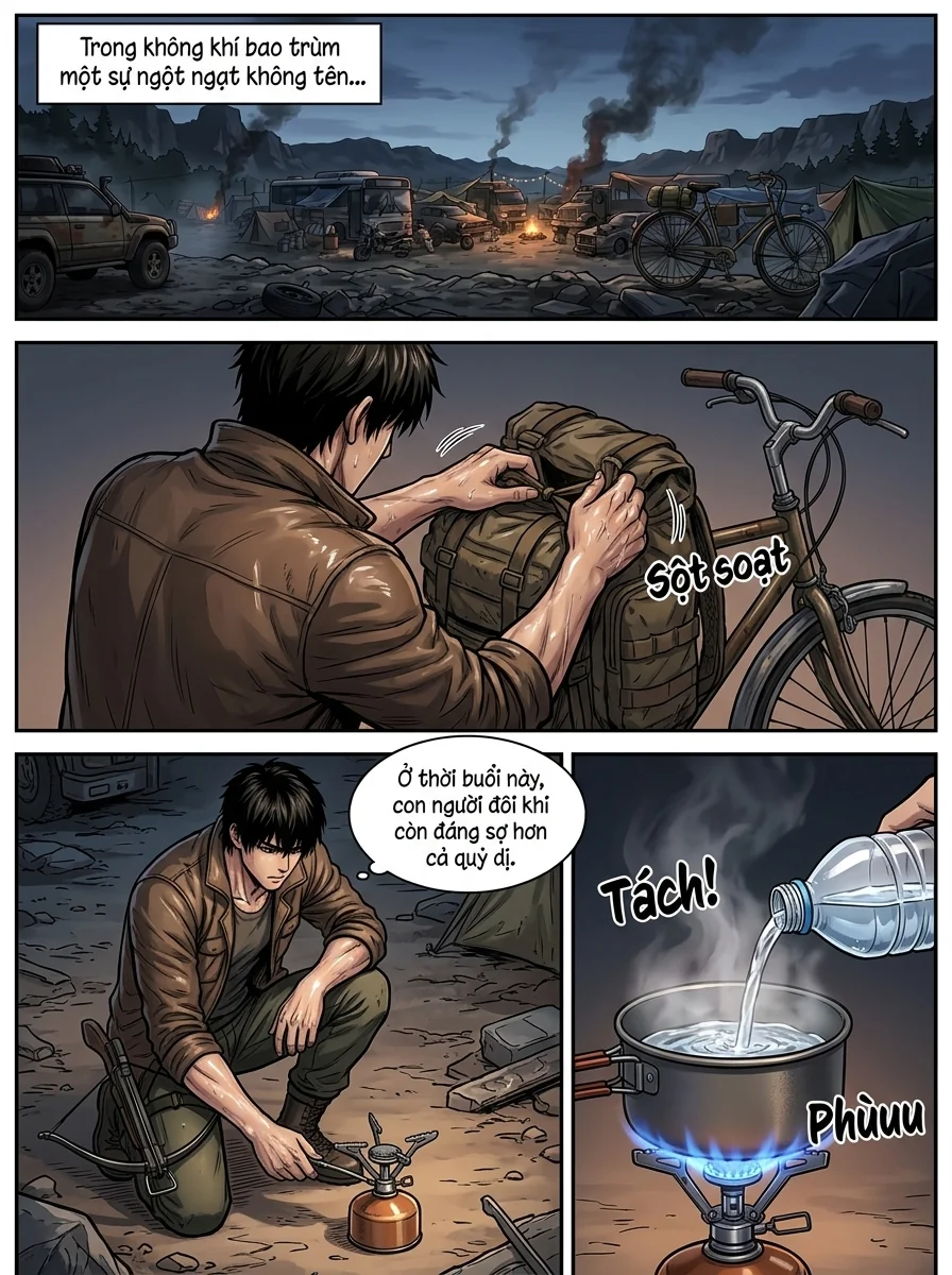 Danh Sách Đường Cái Cầu Sinh: Ta Tại Tận Thế Thăng Cấp Vật Tư Chapter 1 Page 8 - AI Generated Manga