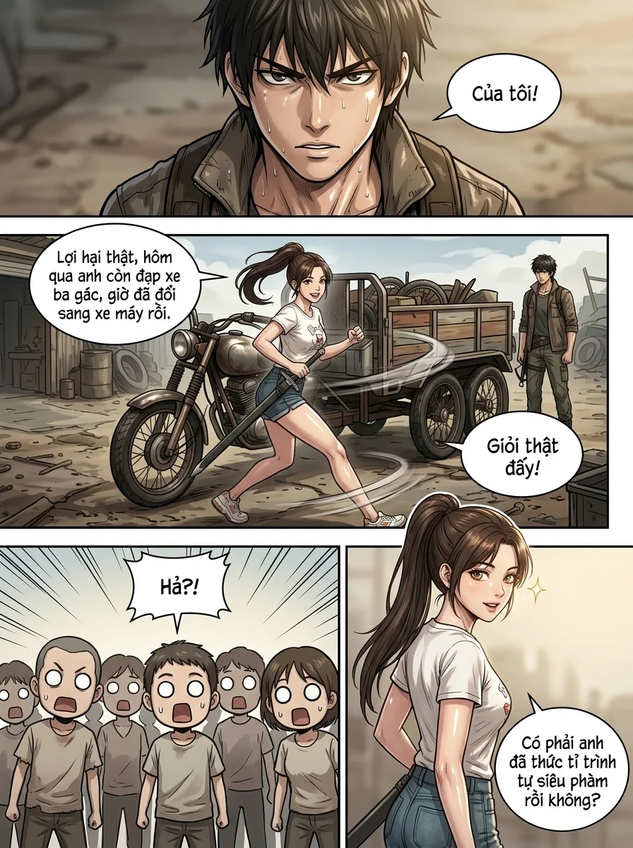 Danh Sách Đường Cái Cầu Sinh: Ta Tại Tận Thế Thăng Cấp Vật Tư Chapter 10 Page 13 - AI Generated Manga