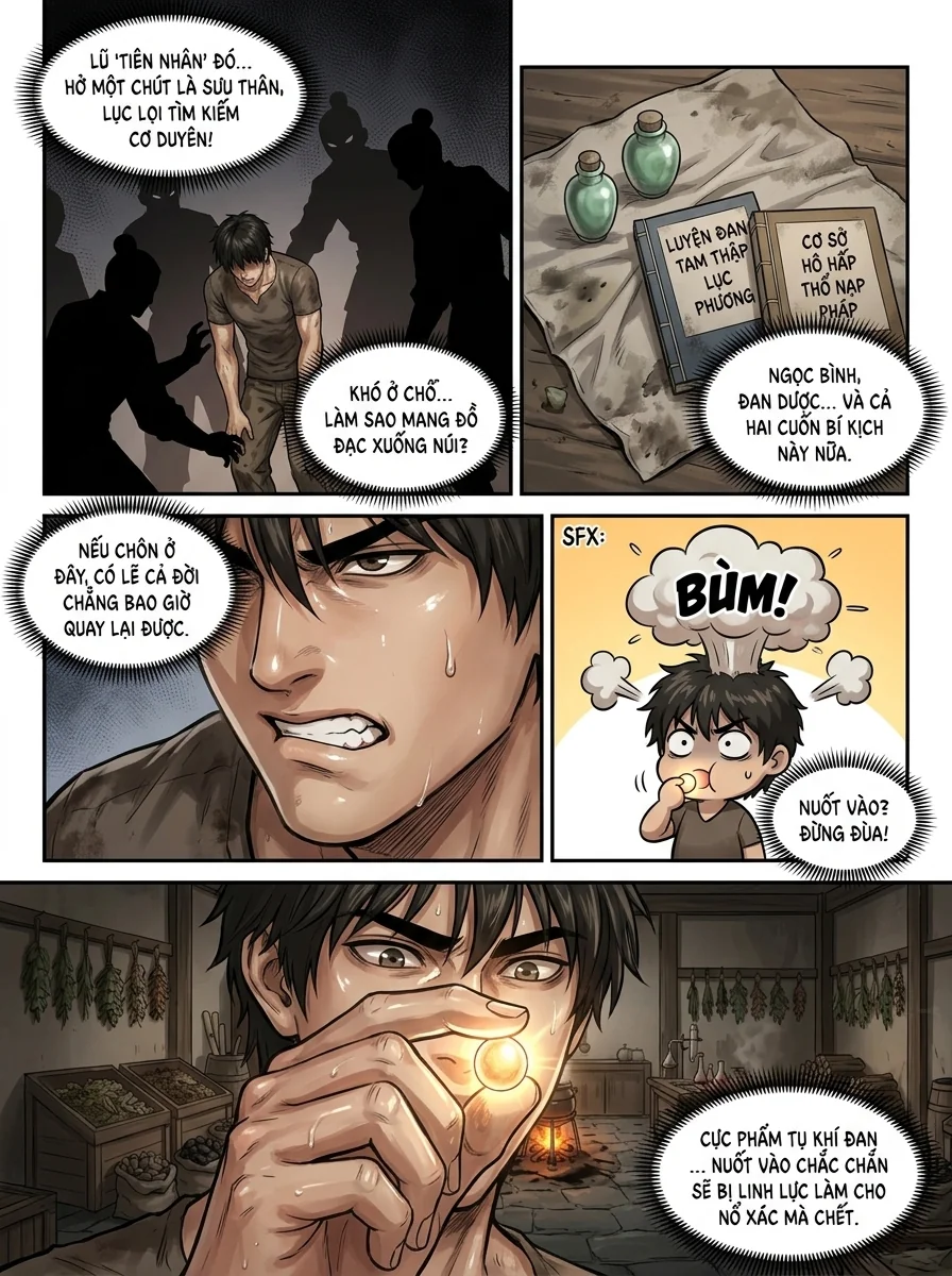 Danh Sách Đường Cái Cầu Sinh: Ta Tại Tận Thế Thăng Cấp Vật Tư Chapter 19 Page 2 - AI Generated Manga