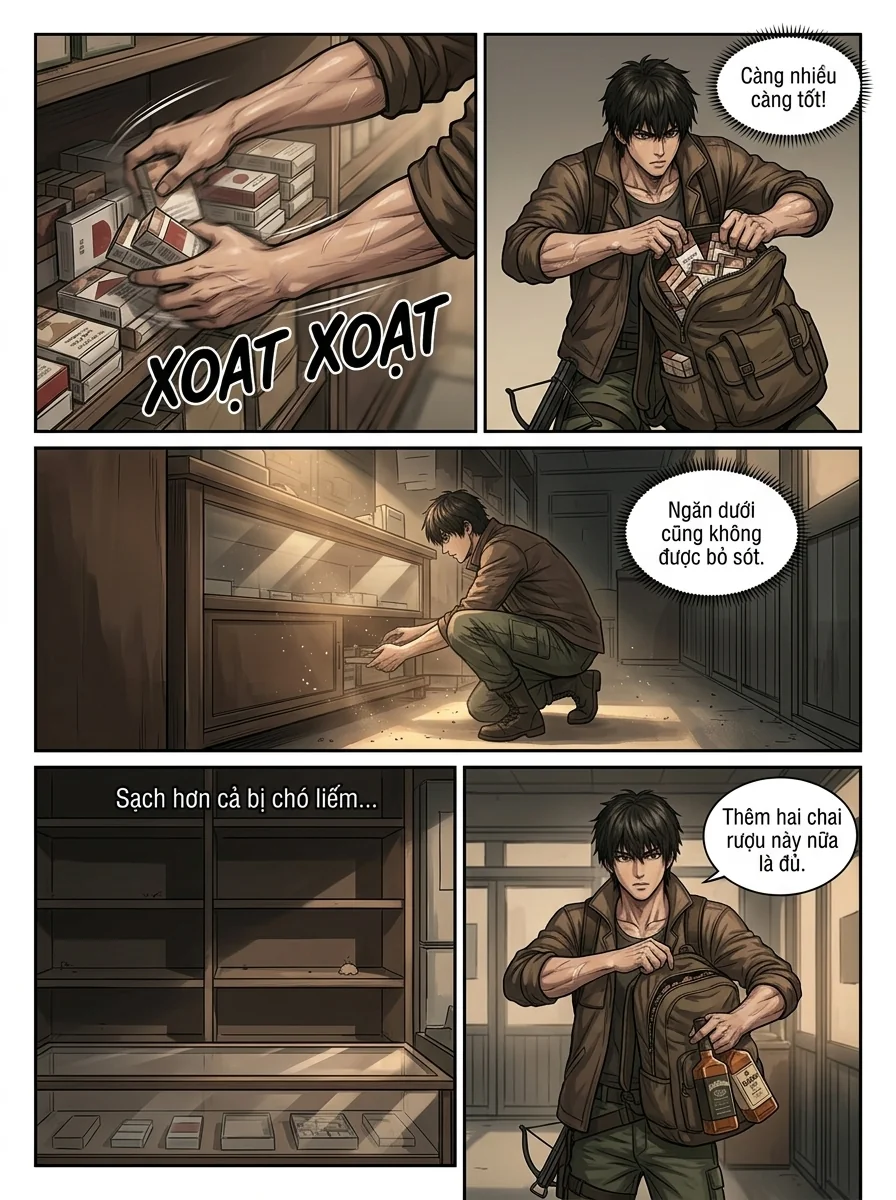 Danh Sách Đường Cái Cầu Sinh: Ta Tại Tận Thế Thăng Cấp Vật Tư Chapter 3 Page 10 - AI Generated Manga