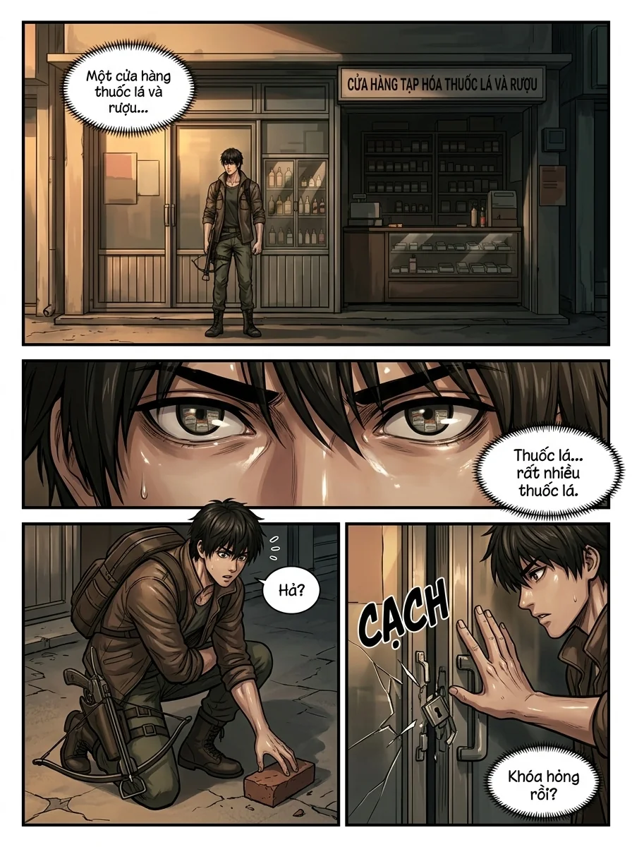 Danh Sách Đường Cái Cầu Sinh: Ta Tại Tận Thế Thăng Cấp Vật Tư Chapter 3 Page 8 - AI Generated Manga
