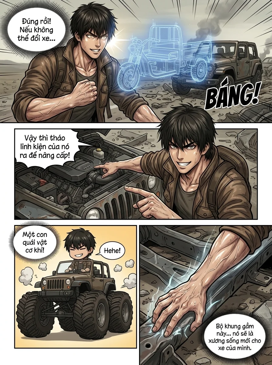 Danh Sách Đường Cái Cầu Sinh: Ta Tại Tận Thế Thăng Cấp Vật Tư Chapter 52 Page 18 - AI Generated Manga