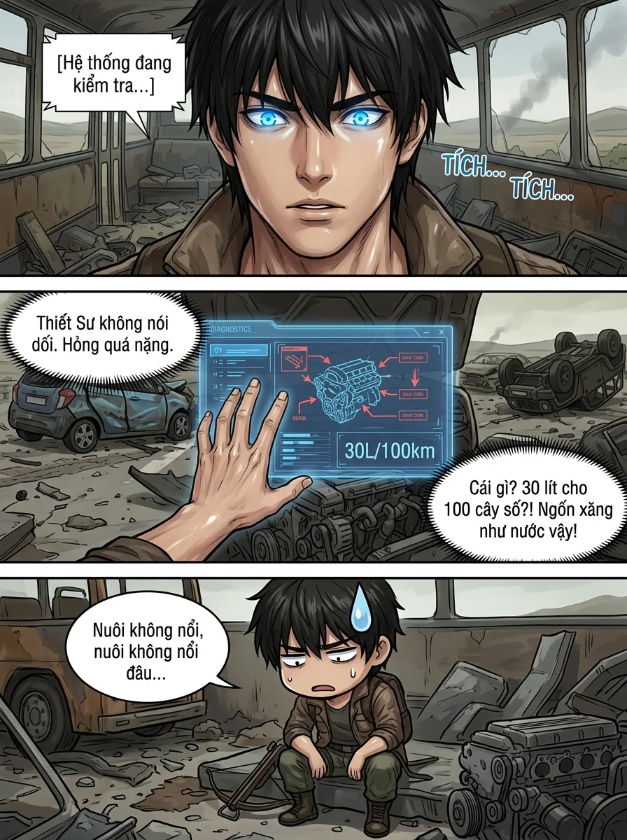 Danh Sách Đường Cái Cầu Sinh: Ta Tại Tận Thế Thăng Cấp Vật Tư Chapter 52 Page 23 - AI Generated Manga