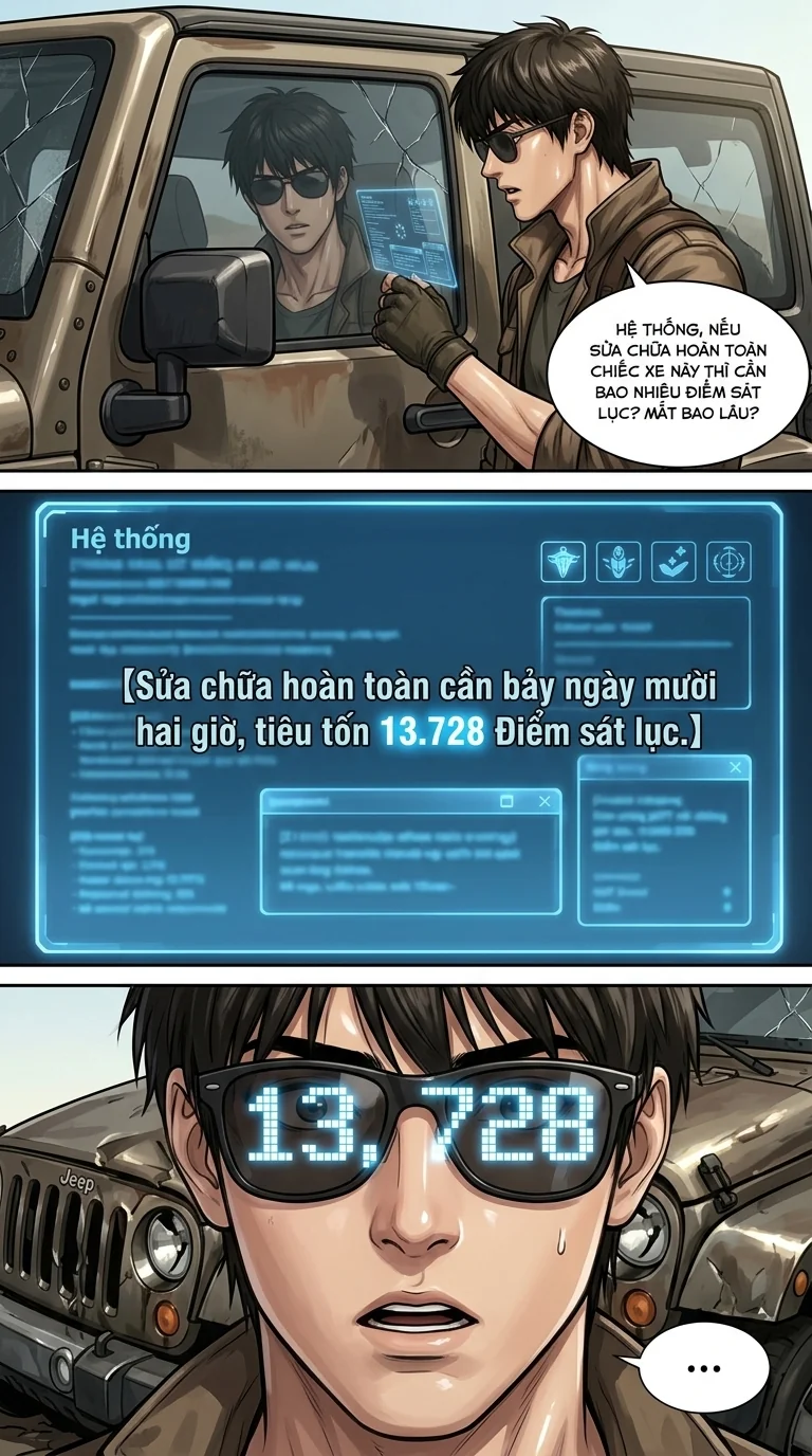 Danh Sách Đường Cái Cầu Sinh: Ta Tại Tận Thế Thăng Cấp Vật Tư Chapter 52 Page 7 - AI Generated Manga
