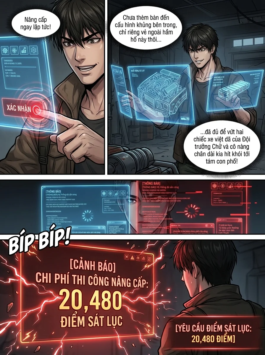 Danh Sách Đường Cái Cầu Sinh: Ta Tại Tận Thế Thăng Cấp Vật Tư Chapter 55 Page 10 - AI Generated Manga