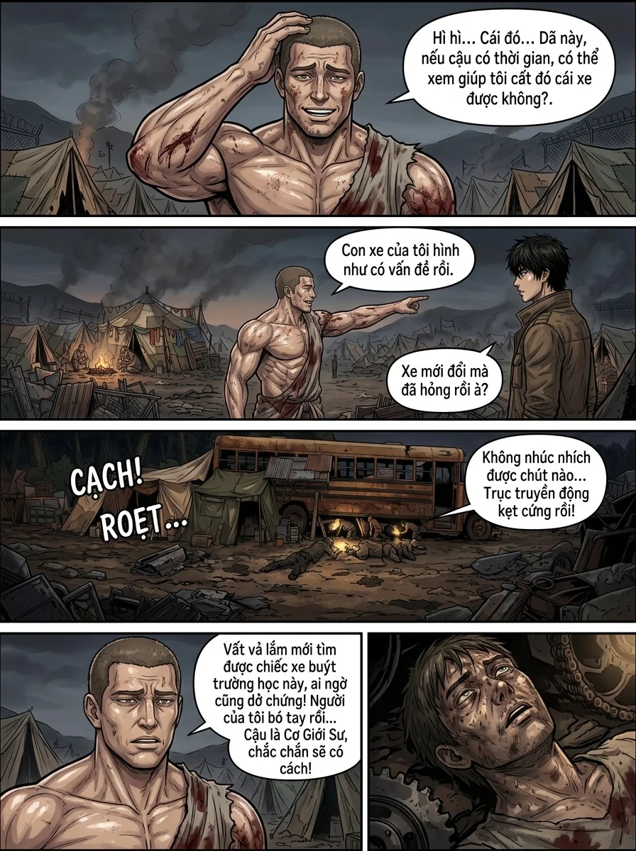 Danh Sách Đường Cái Cầu Sinh: Ta Tại Tận Thế Thăng Cấp Vật Tư Chapter 55 Page 4 - AI Generated Manga