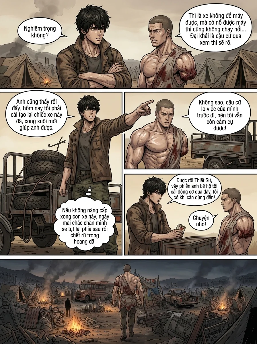Danh Sách Đường Cái Cầu Sinh: Ta Tại Tận Thế Thăng Cấp Vật Tư Chapter 55 Page 5 - AI Generated Manga