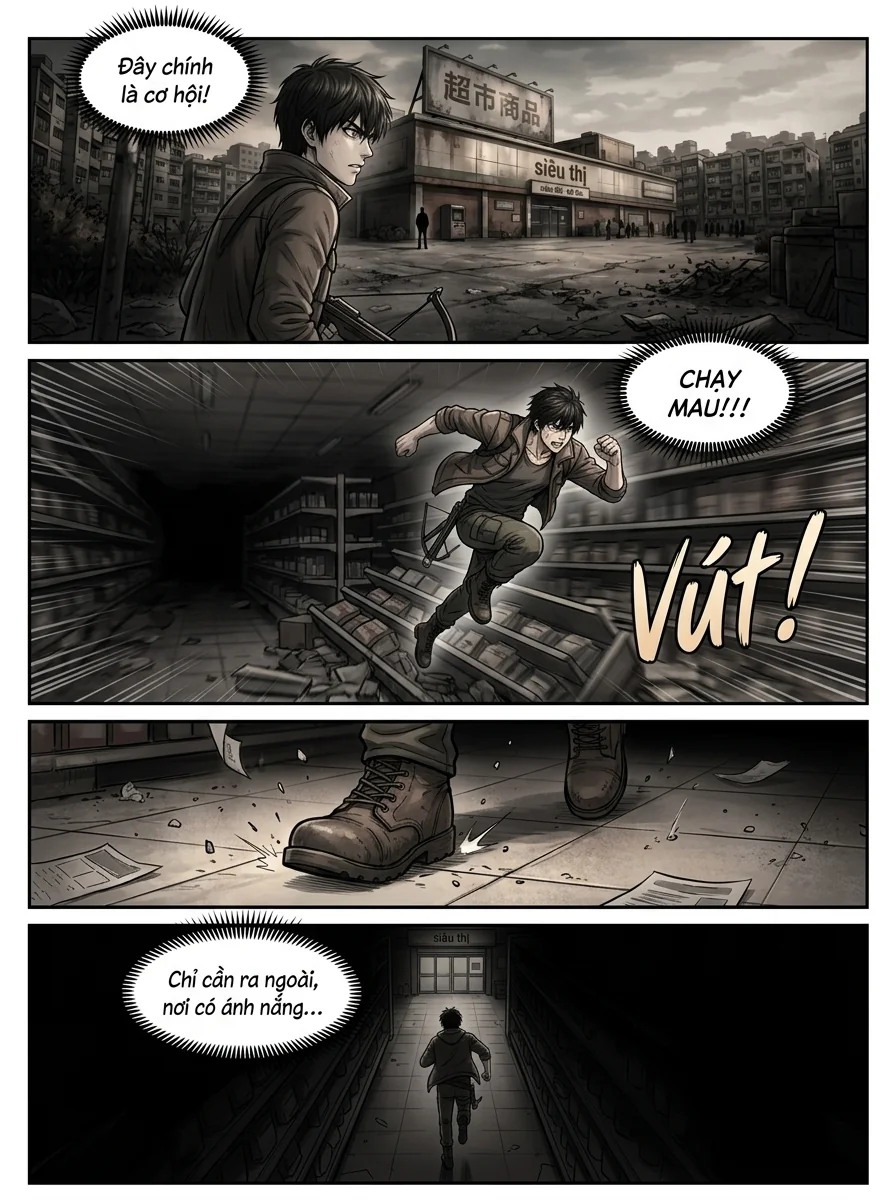 Danh Sách Đường Cái Cầu Sinh: Ta Tại Tận Thế Thăng Cấp Vật Tư Chapter 6 Page 11 - AI Generated Manga