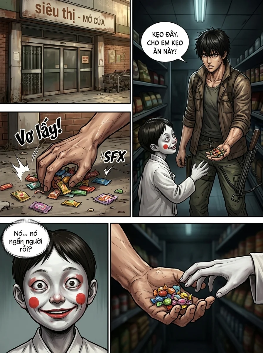 Danh Sách Đường Cái Cầu Sinh: Ta Tại Tận Thế Thăng Cấp Vật Tư Chapter 6 Page 14 - AI Generated Manga