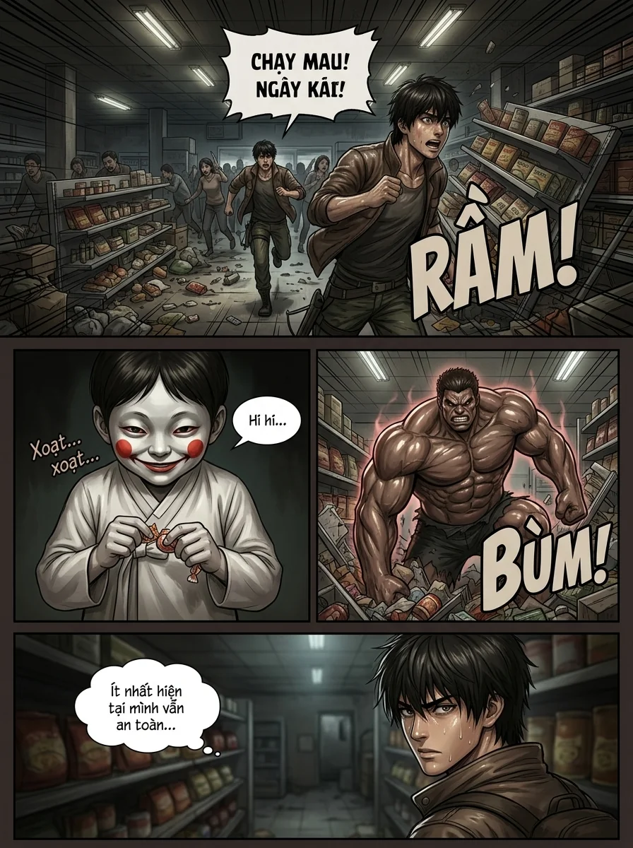 Danh Sách Đường Cái Cầu Sinh: Ta Tại Tận Thế Thăng Cấp Vật Tư Chapter 6 Page 16 - AI Generated Manga