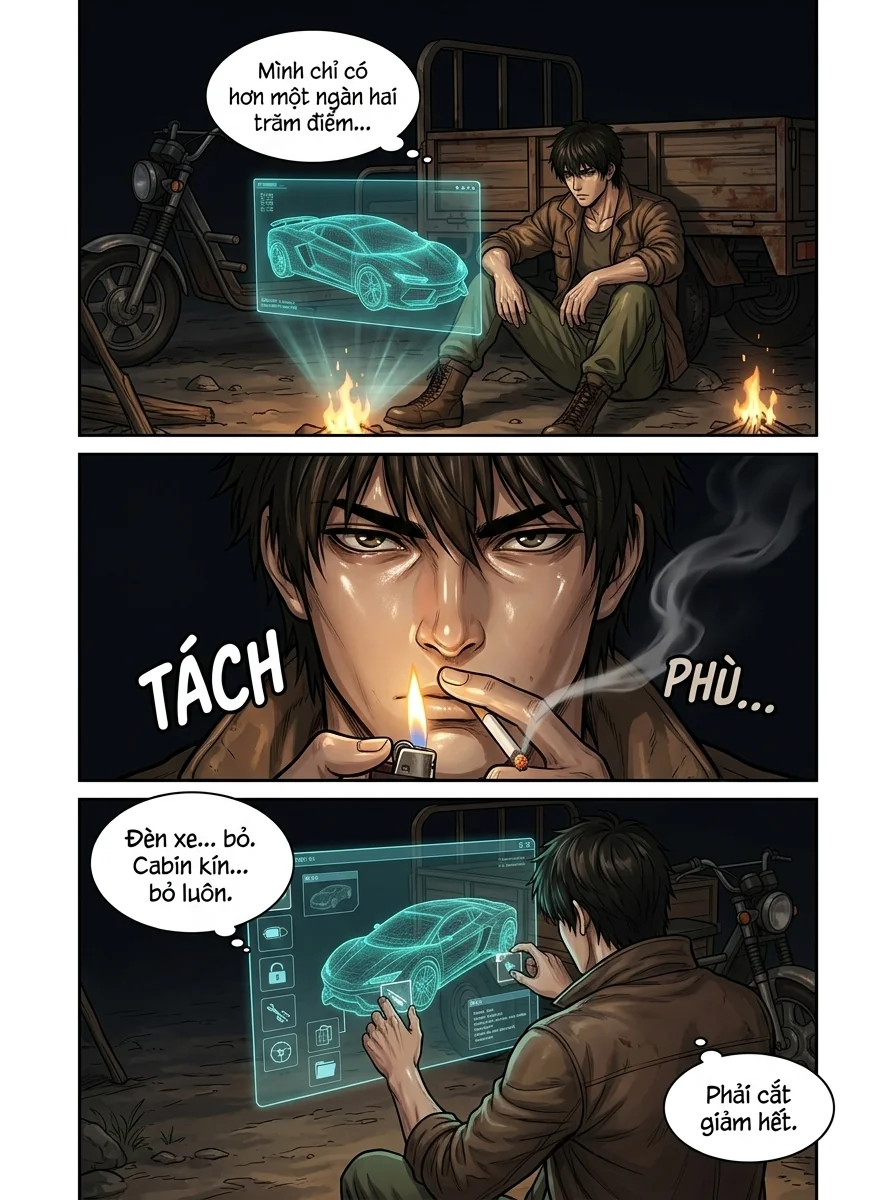 Danh Sách Đường Cái Cầu Sinh: Ta Tại Tận Thế Thăng Cấp Vật Tư Chapter 8 Page 10 - AI Generated Manga