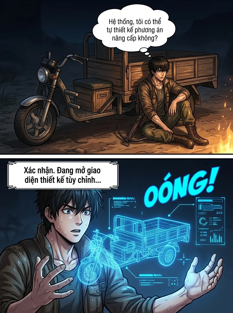Danh Sách Đường Cái Cầu Sinh: Ta Tại Tận Thế Thăng Cấp Vật Tư Chapter 8 Page 3 - AI Generated Manga