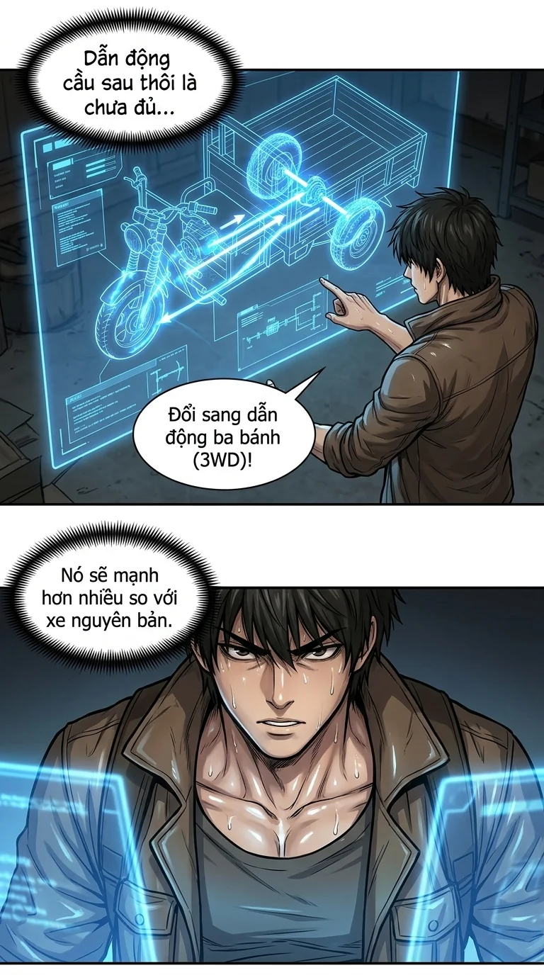 Danh Sách Đường Cái Cầu Sinh: Ta Tại Tận Thế Thăng Cấp Vật Tư Chapter 8 Page 6 - AI Generated Manga