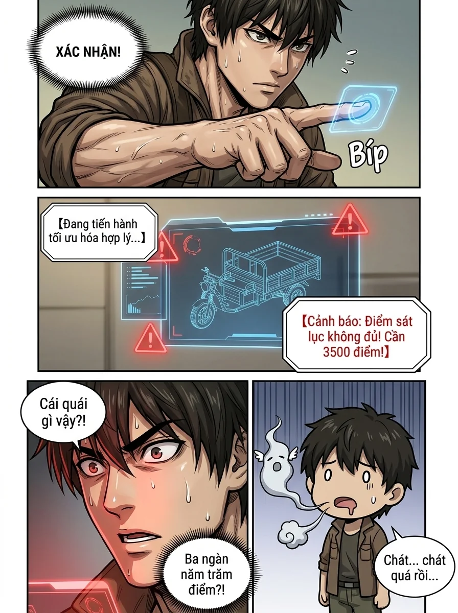 Danh Sách Đường Cái Cầu Sinh: Ta Tại Tận Thế Thăng Cấp Vật Tư Chapter 8 Page 9 - AI Generated Manga
