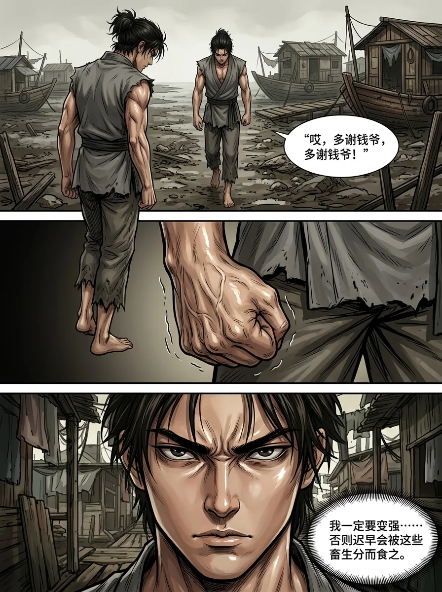 苟在武道世界成圣 Chapter 1 Page 25 - AI Generated Manga