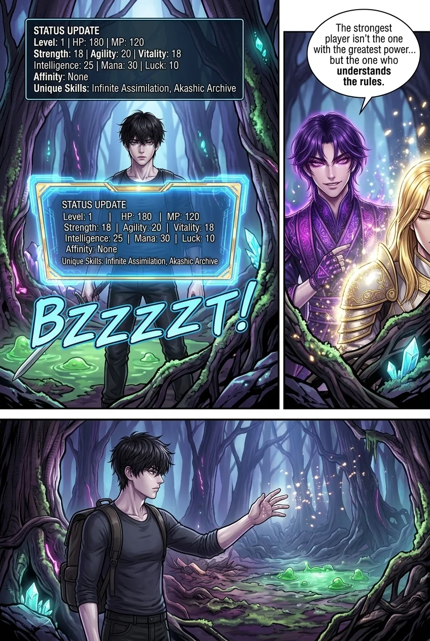 The Forsaken King  Chapter 1 Page 11 - AI Generated Manga