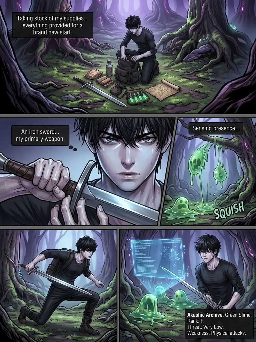 The Forsaken King  Chapter 1 Page 13 - AI Generated Manga