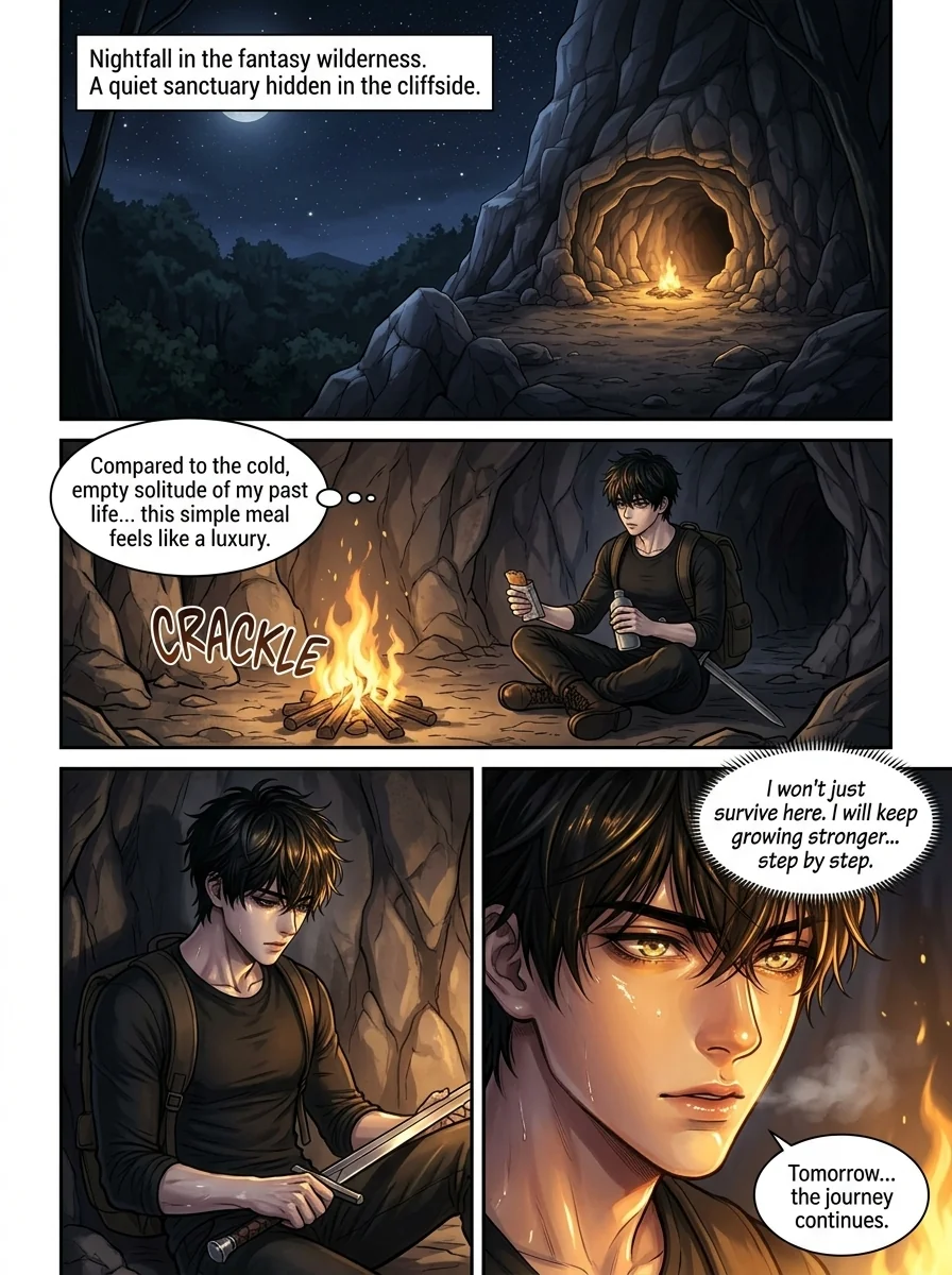The Forsaken King  Chapter 1 Page 17 - AI Generated Manga