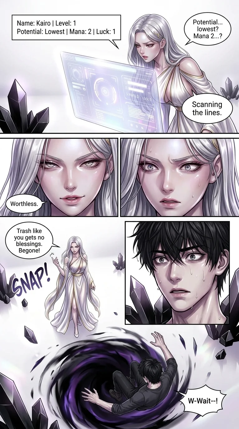 The Forsaken King  Chapter 1 Page 6 - AI Generated Manga
