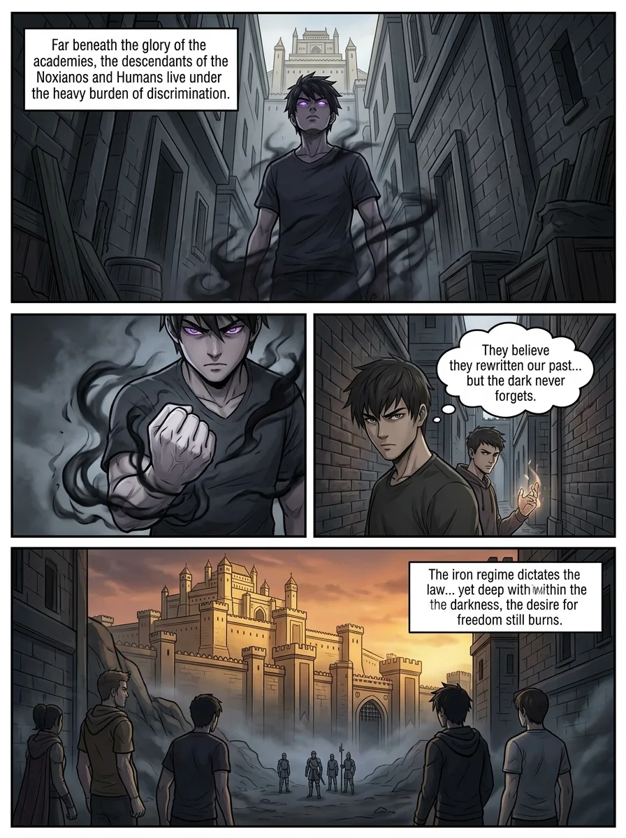 Aethelos: The Bastard of Light Chapter 1 Page 18 - AI Generated Manga