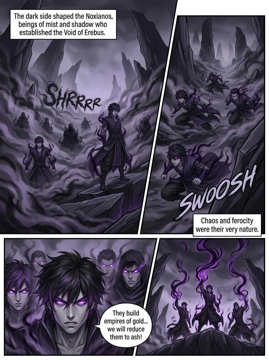 Aethelos: The Bastard of Light Chapter 1 Page 5 - AI Generated Manga