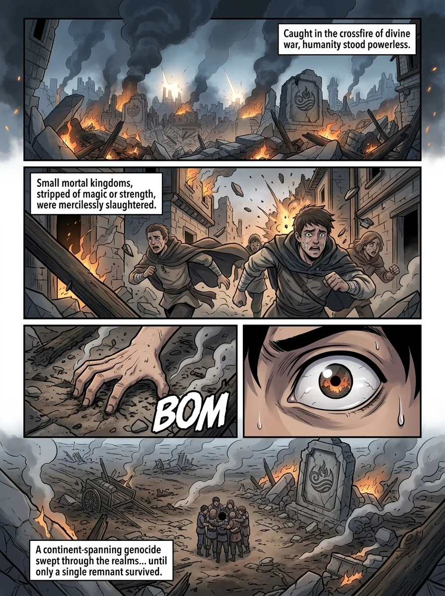 Aethelos: The Bastard of Light Chapter 1 Page 7 - AI Generated Manga