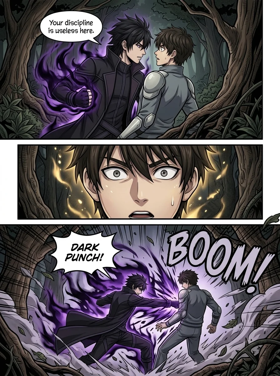 Aethelos: The Bastard of Light Chapter 11 Page 2 - AI Generated Manga