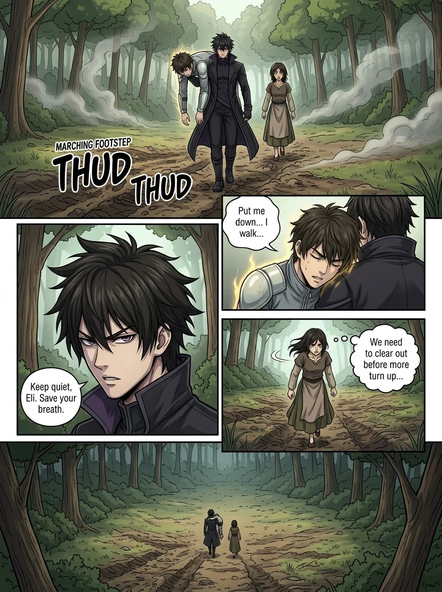 Aethelos: The Bastard of Light Chapter 13 Page 6 - AI Generated Manga