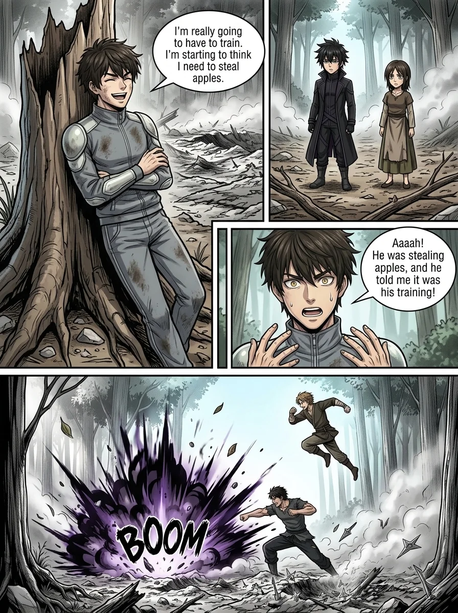 Aethelos: The Bastard of Light Chapter 14 Page 9 - AI Generated Manga
