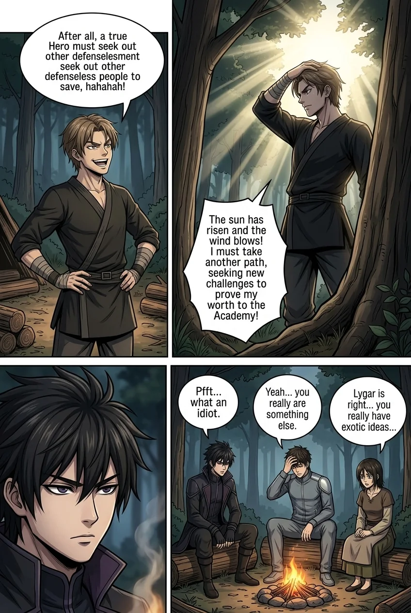 Aethelos: The Bastard of Light Chapter 16 Page 2 - AI Generated Manga