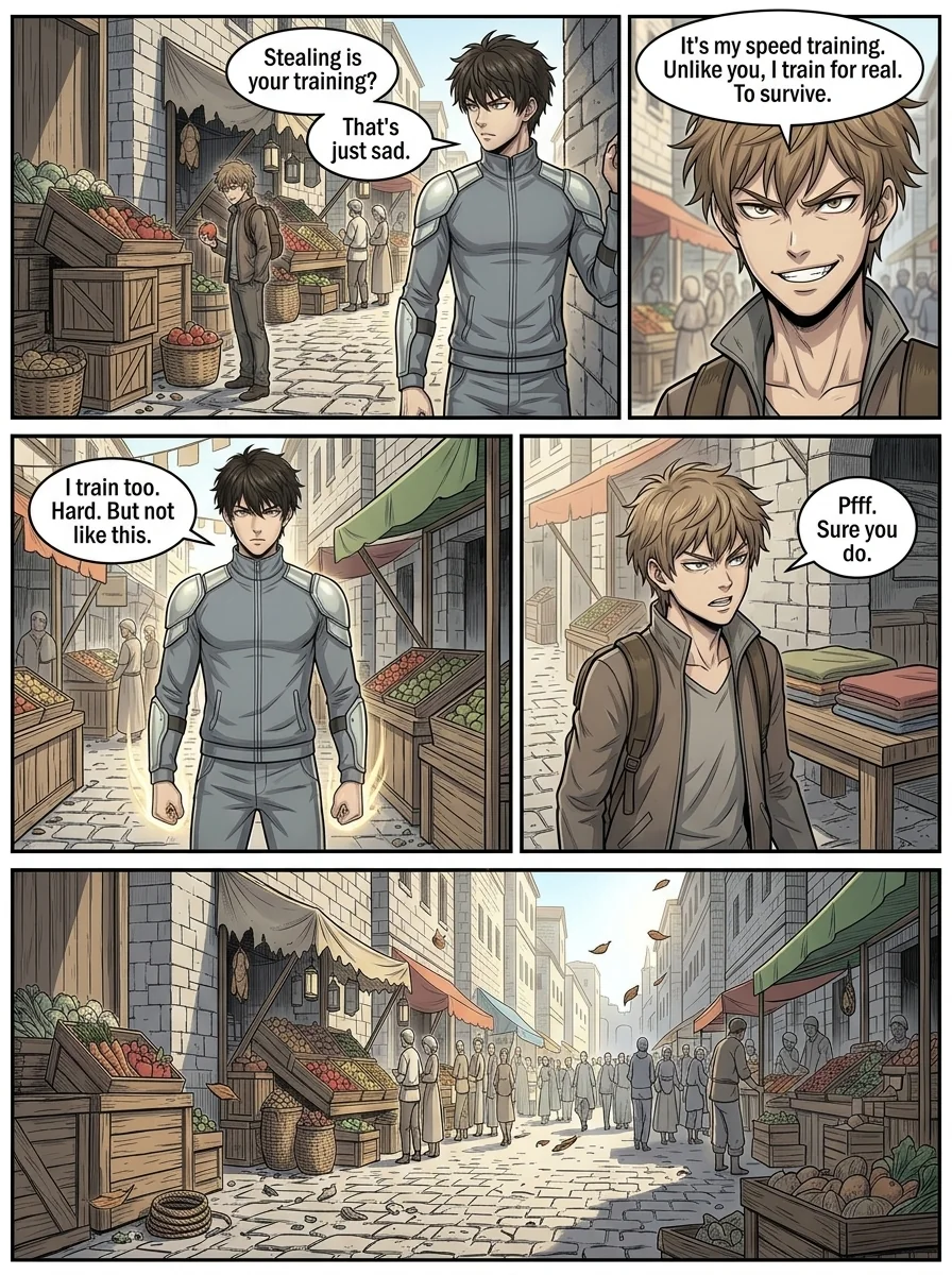 Aethelos: The Bastard of Light Chapter 2 Page 11 - AI Generated Manga