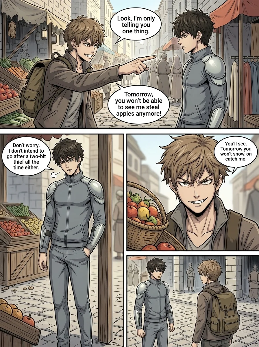 Aethelos: The Bastard of Light Chapter 2 Page 12 - AI Generated Manga