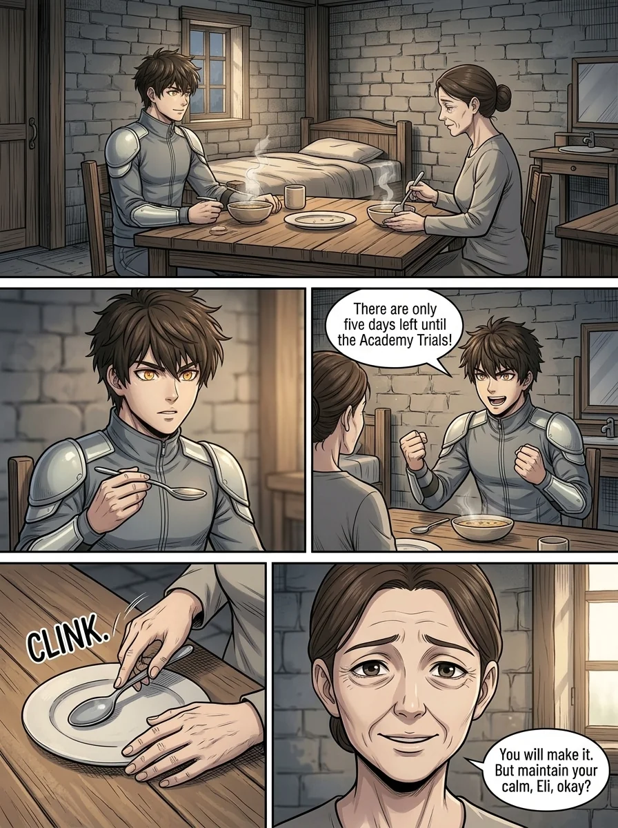 Aethelos: The Bastard of Light Chapter 2 Page 19 - AI Generated Manga