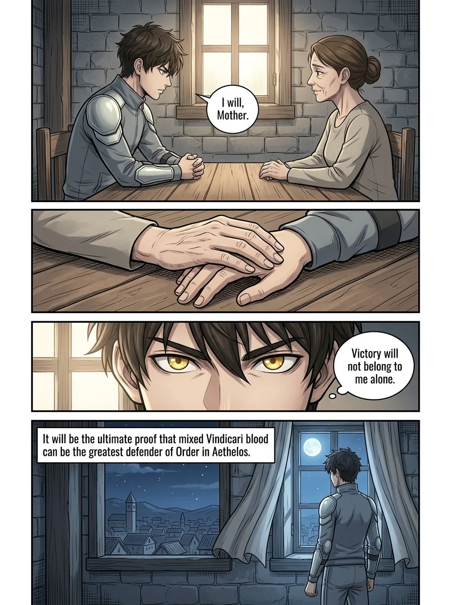 Aethelos: The Bastard of Light Chapter 2 Page 20 - AI Generated Manga