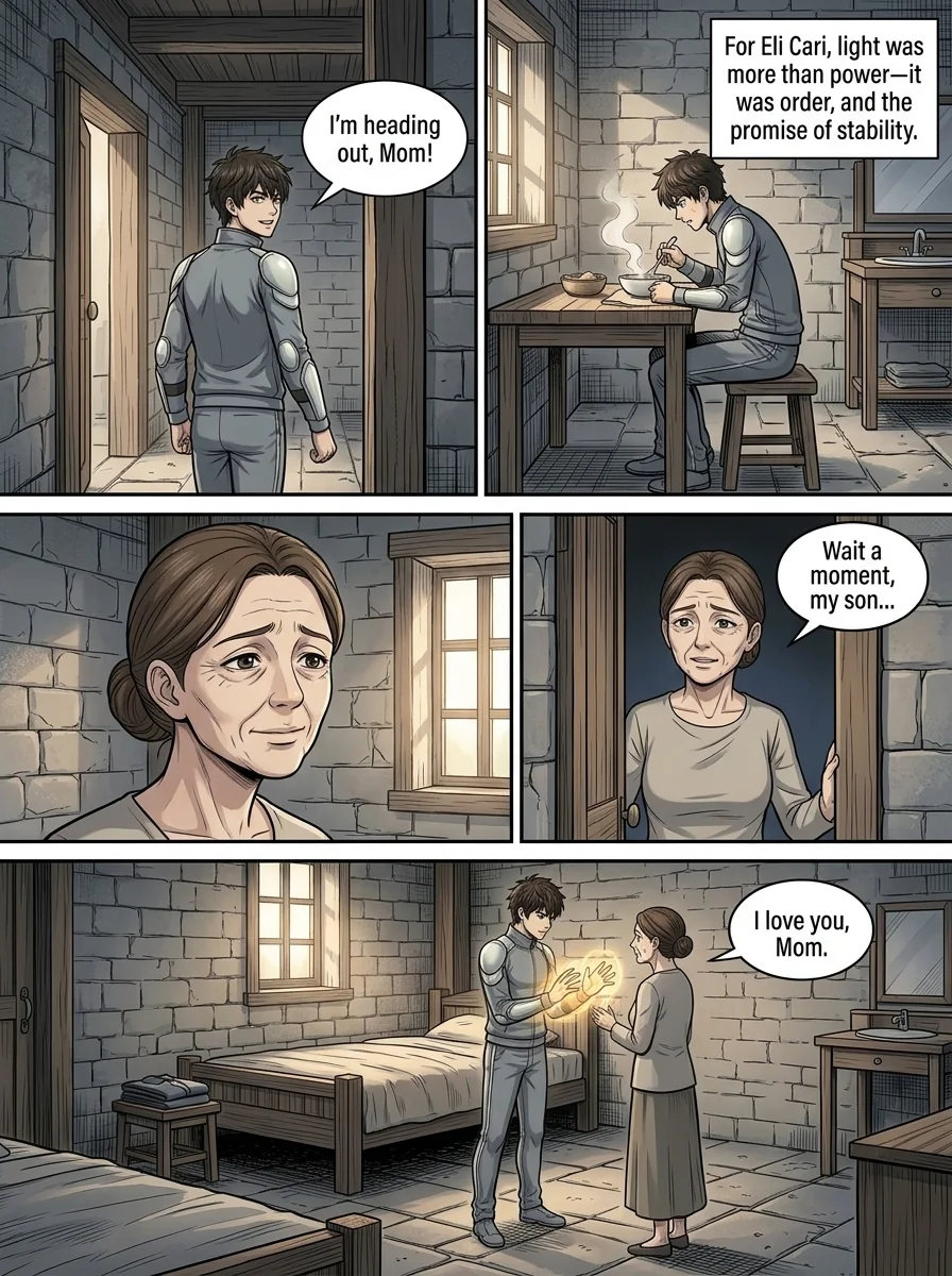 Aethelos: The Bastard of Light Chapter 2 Page 2 - AI Generated Manga