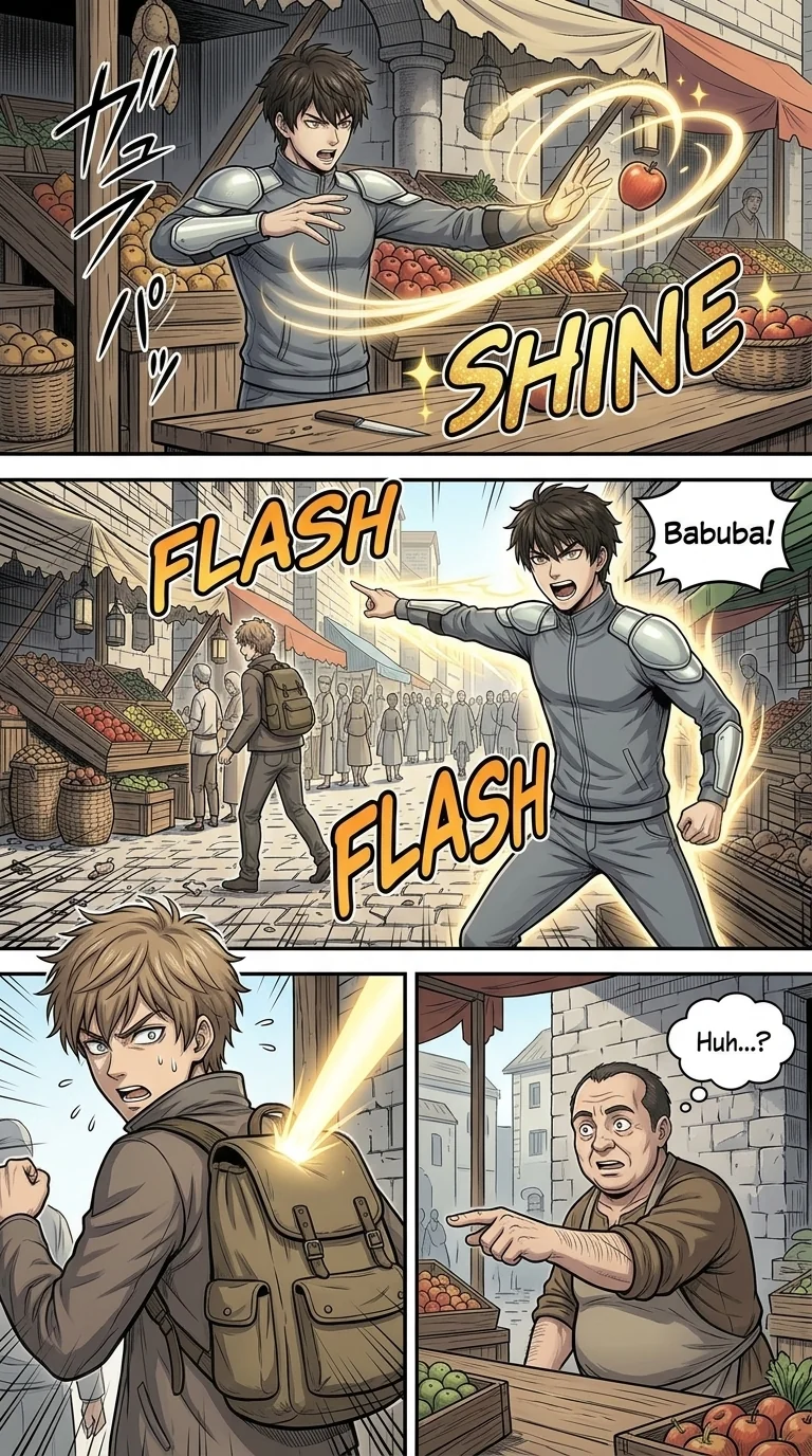 Aethelos: The Bastard of Light Chapter 2 Page 7 - AI Generated Manga