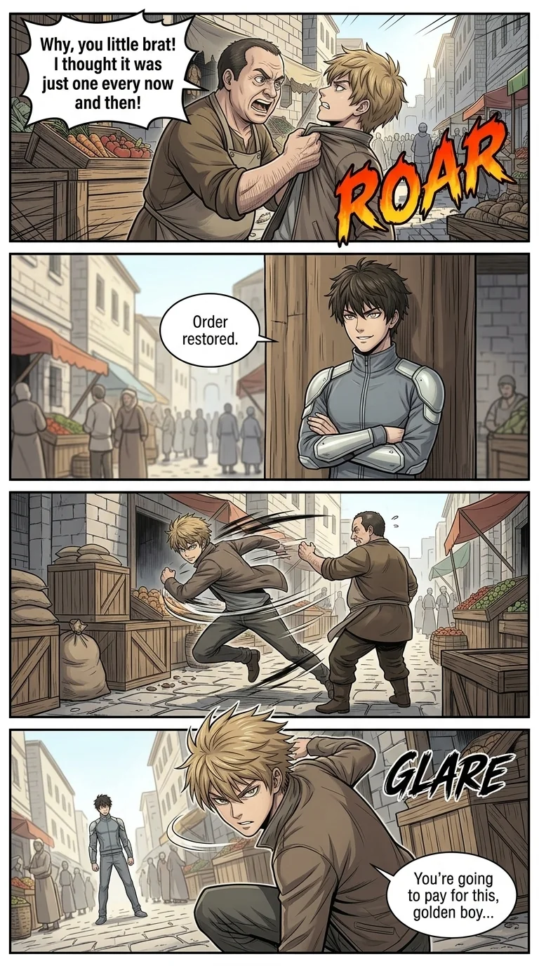 Aethelos: The Bastard of Light Chapter 2 Page 9 - AI Generated Manga