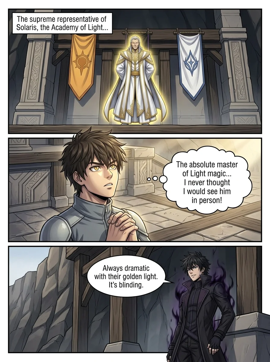 Aethelos: The Bastard of Light Chapter 23 Page 8 - AI Generated Manga