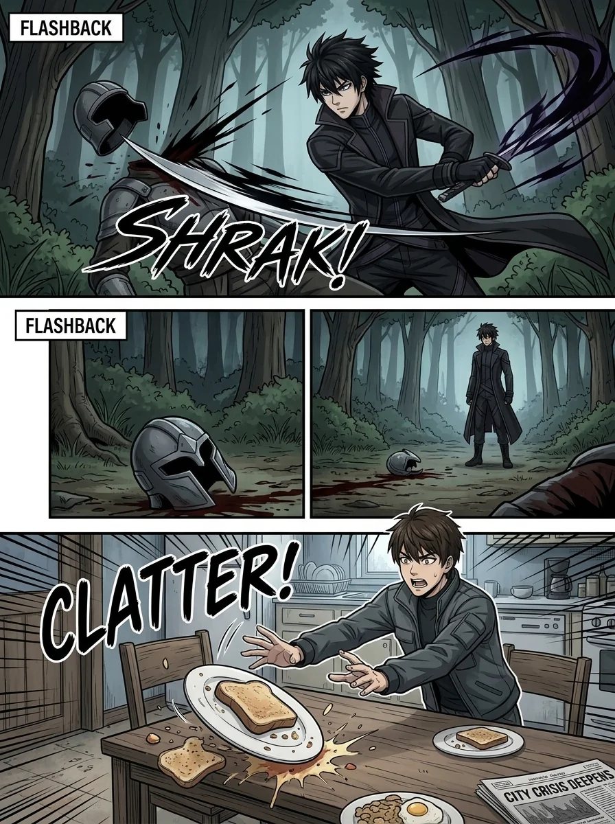 Aethelos: The Bastard of Light Chapter 24 Page 2 - AI Generated Manga