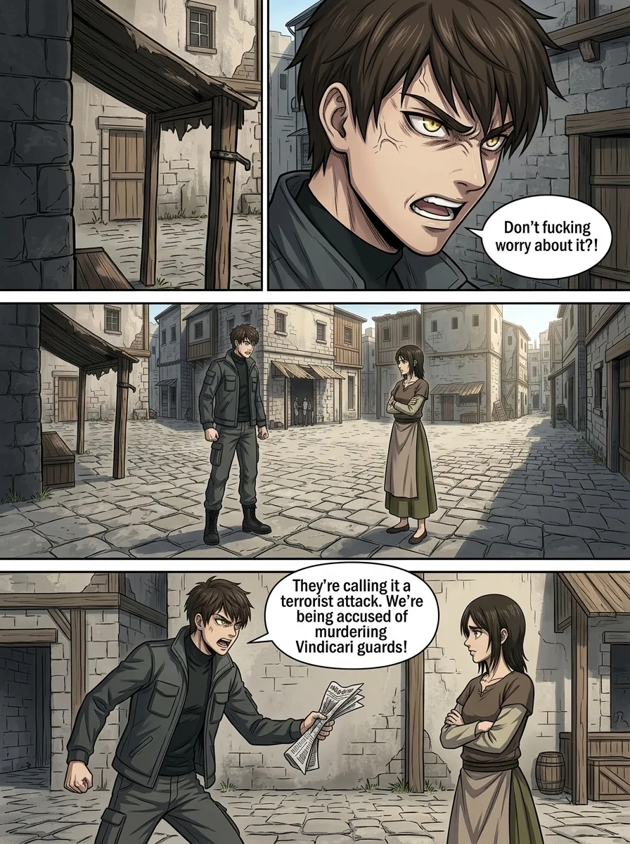 Aethelos: The Bastard of Light Chapter 24 Page 6 - AI Generated Manga